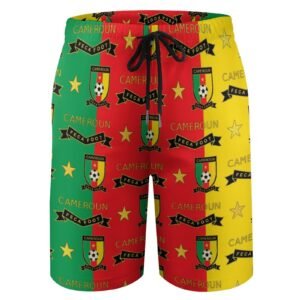 Kamerun Kinder Badehose,Strandshorts Sommer Jogginghose,Strandhosen