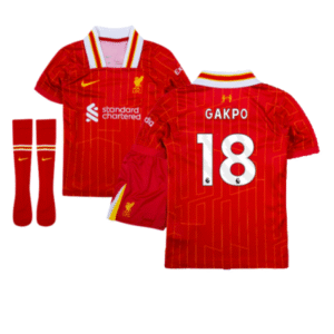 FC Liverpool Cody Gakpo 18 Heimtrikot Kinder Minikit 2024-2025
