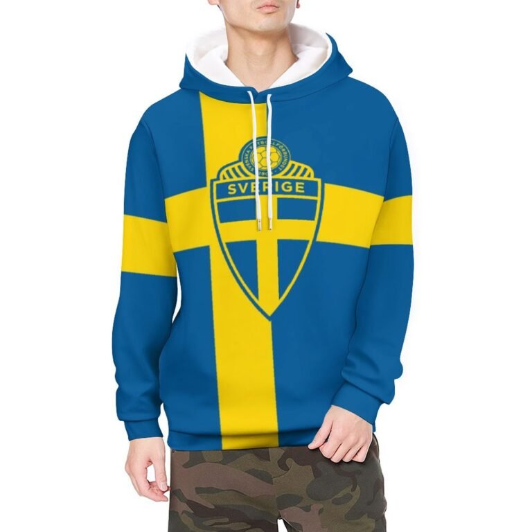 Schweden Kapuzenpulli Mit Fleece Für Männer Und Frauen