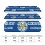 Leicester City Bettwäscheset 3 Stück Kinder Erwachsene Steppdeckenbezug Steppdeckenbezug Multi Size Laken Set