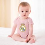 Real Madrid Baby Bodysuit Strampler Schlafanzug Mit Kurzen Ärmeln