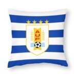 Uruguay Dekorative 4er Set Kissenbezüge Kissenhülle Sofakissen Bezug