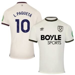 West Ham United Lucas Paquetá 10 Away Trikot 2025-2026