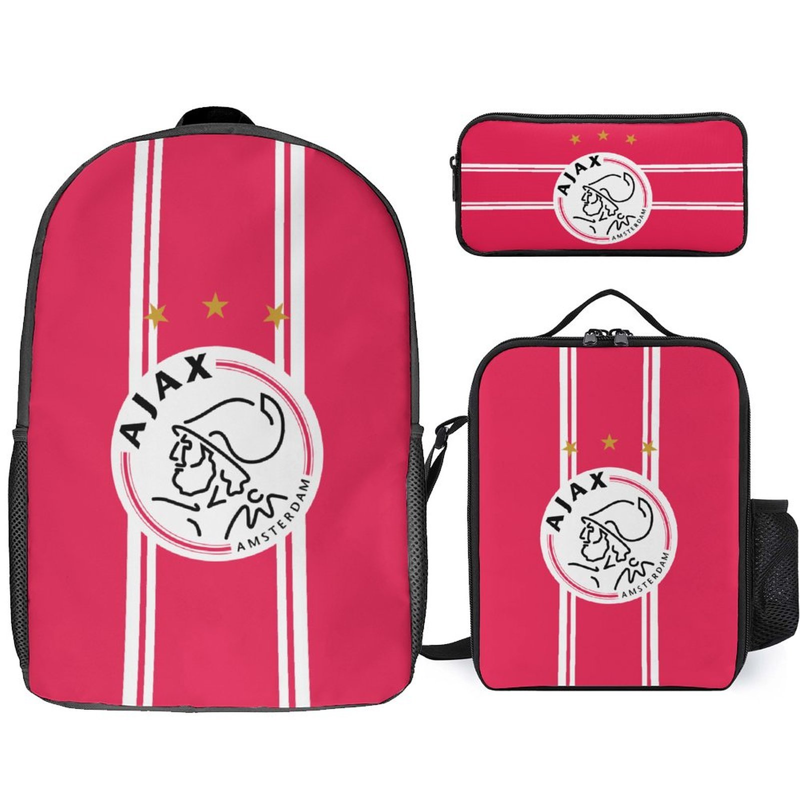 Ajax Student Schulranzen Lunchbag Stifttasche Kombination Ajax Student Schulranzen Lunchbag Stifttasche Kombination