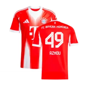 FC Bayern München Adam Aznou 49 Home Trikot 2025-2026