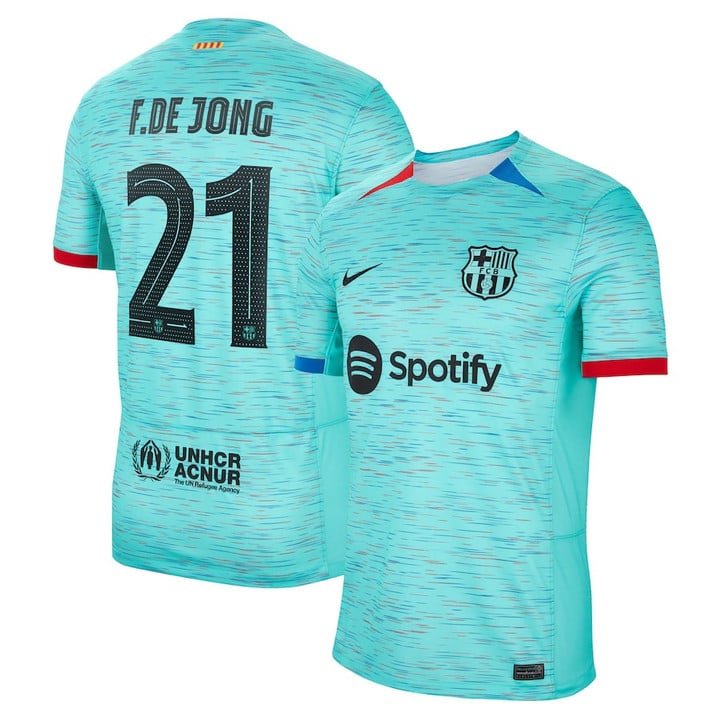 FC Barcelona Frenkie de Jong 21 Third Trikot 2023-2024