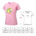 Senegal Damen Kurzarm Rundhals T-Shirt Casual Sommer Tops