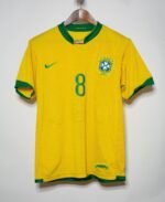 Brasilien Kaka 8 Home Retro Trikot WM 2006