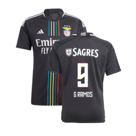 SL Benfica Gonçalo Ramos 9 Away Trikot 2023-2024