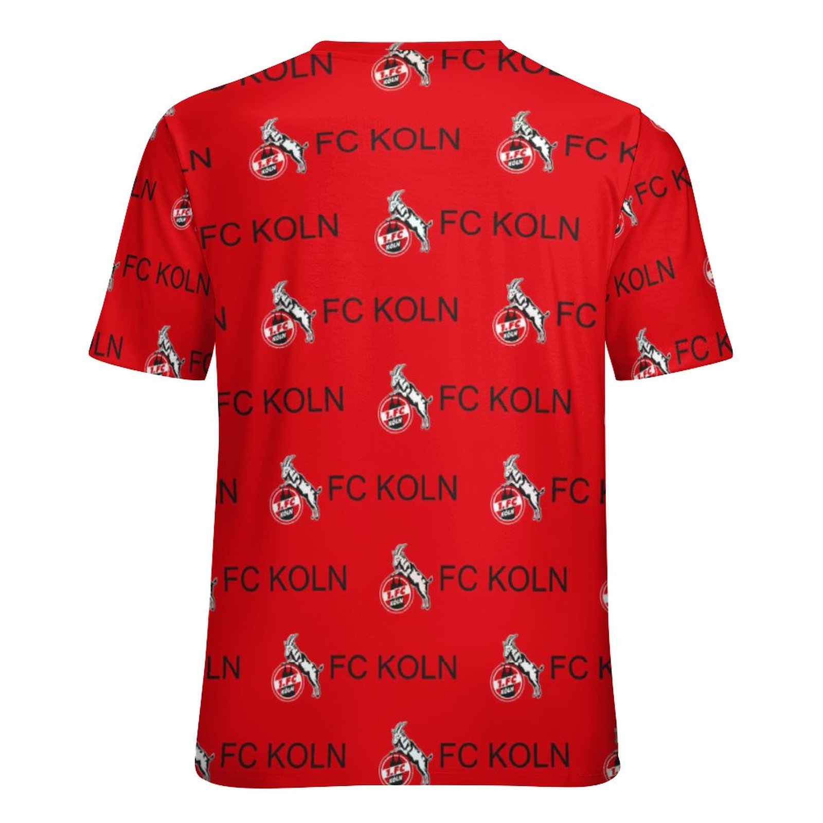 FC Köln Unisex 3D Vollständig Druck Kurzarm T-Shirts Beiläufige Tee Tops FC Köln Unisex 3D Vollständig Druck Kurzarm T-Shirts Beiläufige Tee Tops