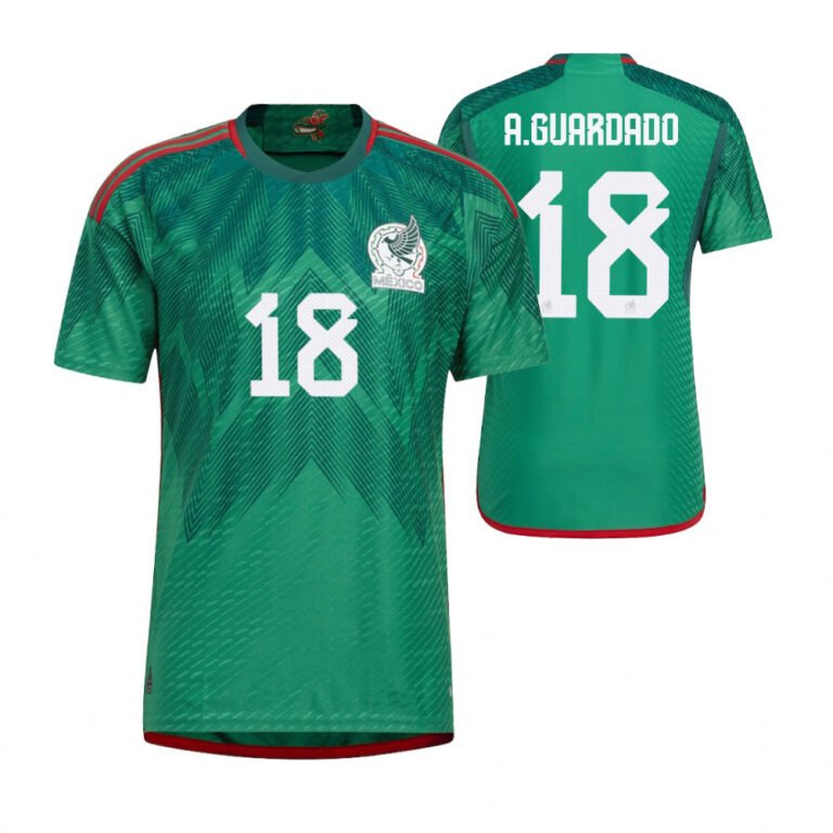 Mexico Andres Guardado 18 Home Trikot WM 2022