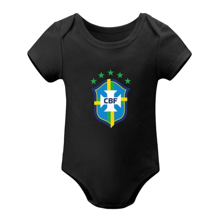 Brasilien Baby Bodysuit Strampler Schlafanzug Mit Kurzen Ärmeln