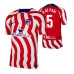Atletico Madrid Rodrigo De Paul 5 Home Trikot 2022-2023