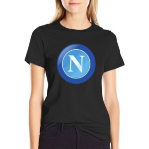 SSC Neapel Damen Kurzarm Rundhals T-Shirt Casual Sommer Tops
