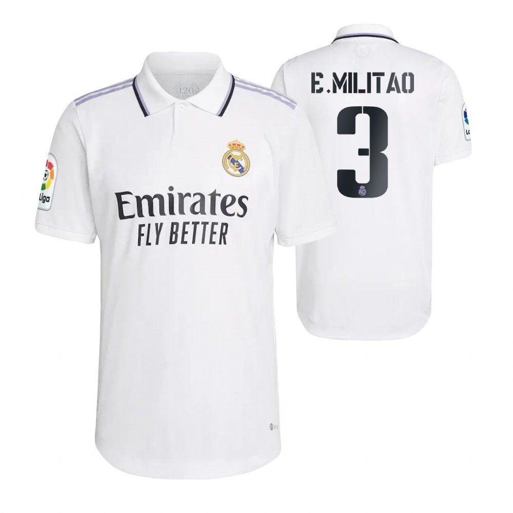 Real Madrid Eder Militao 3 Home Trikot 2022-2023 Real Madrid Eder Militao 3 Home Trikot 2022-2023