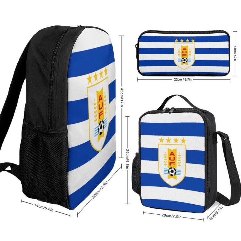 Uruguay Student Schulranzen Lunchbag Stifttasche Kombination