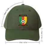 Kamerun Baseball Cap Verstellbar Reine Farbe Baseballkappe Mütze