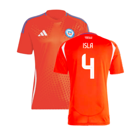 Chile Mauricio Isla 4 Home Trikot 2024-2025