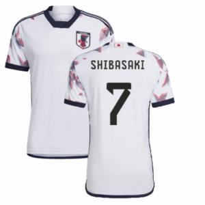Japan Gaku Shibasaki 7 Away Trikot WM 2022