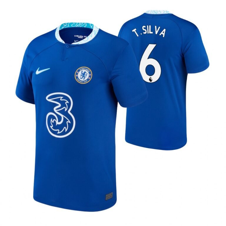 Chelsea FC Thiago Silva 6 Heimtrikot Kinder 2022-2023 Mit Shorts