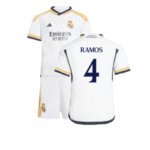 Real Madrid Sergio Ramos 4 Heimtrikot Kinder Mini Kit 2023-2024