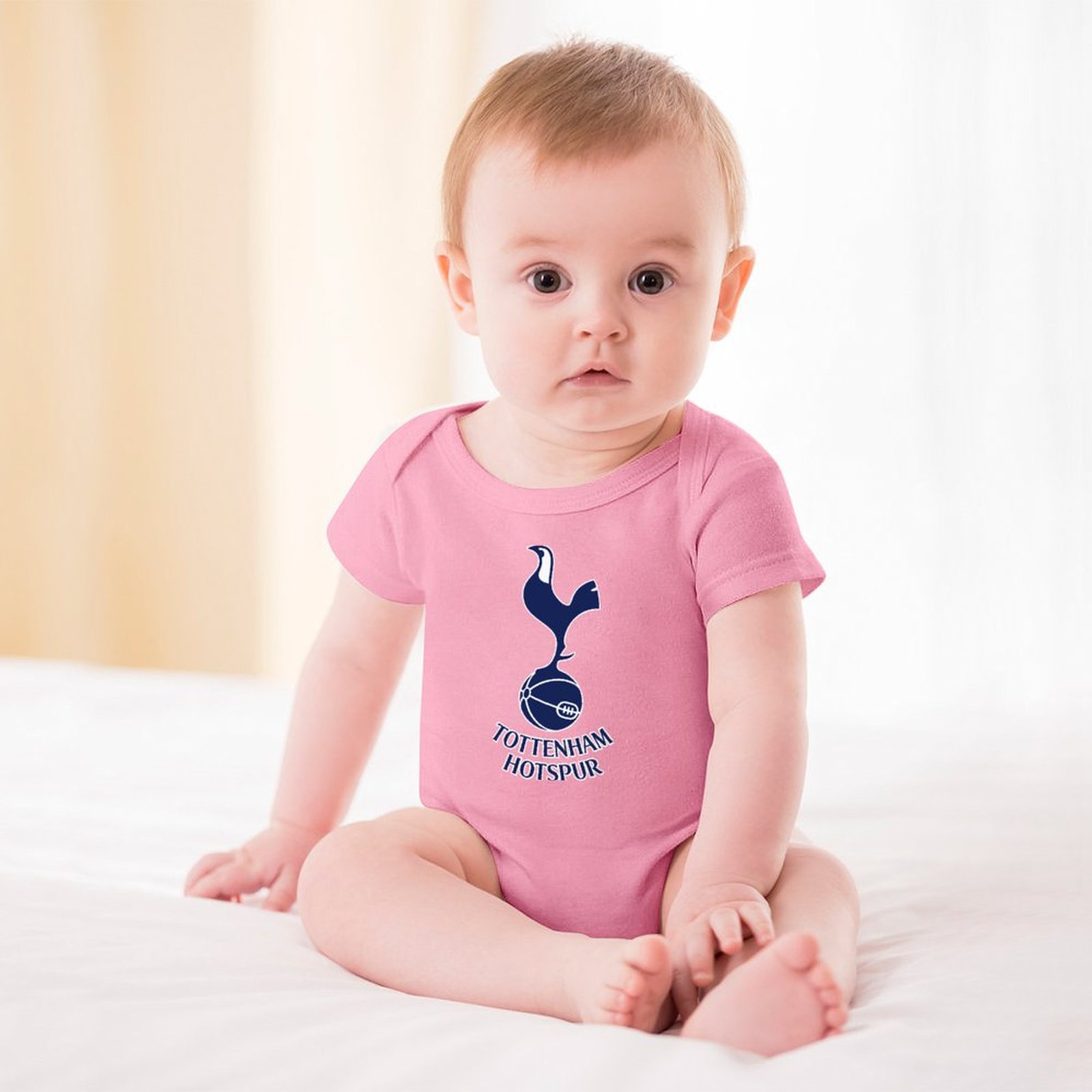 Tottenham Hotspur Baby Bodysuit Strampler Schlafanzug Mit Kurzen Ärmeln Tottenham Hotspur Baby Bodysuit Strampler Schlafanzug Mit Kurzen Ärmeln