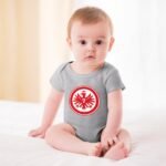 Eintracht Frankfurt Baby Bodysuit Strampler Schlafanzug Mit Kurzen Ärmeln