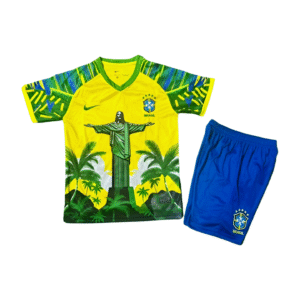 Brasilien Jesus Christus Sondertrikot Kinder Minikit 2025-2026 - Gelb