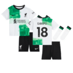 FC Liverpool Cody Gakpo 18 Auswärtstrikot Kinder Minikit 2023-2024
