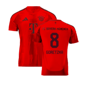 FC Bayern München Leon Goretzka 8 Home Trikot 2024-2025
