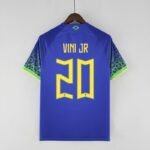 Brasilien Vini JR 20 Away Trikot WM 2022