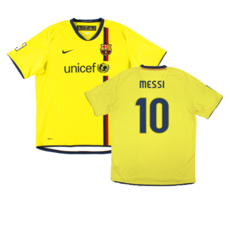 FC Barcelona Lionel Messi 10 Retro Away Trikot 2008-2009