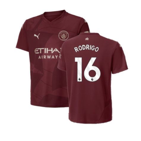 Manchester City Rodrigo 16 Third Trikot 2024-2025