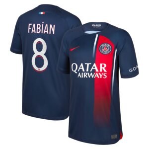 Paris Saint-Germain Fabian 8 Home Trikot 2023-2024