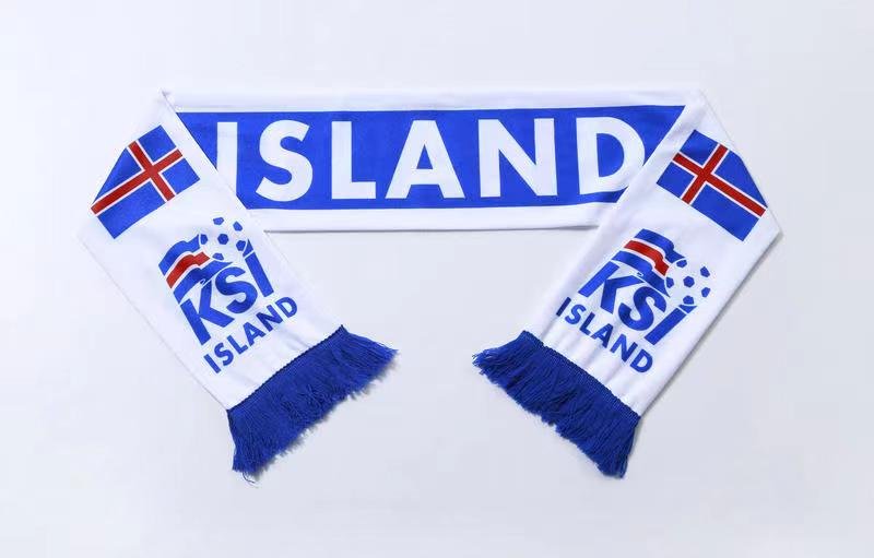 Island Schal WM 2022 Fans Scarf Island Schal WM 2022 Fans Scarf