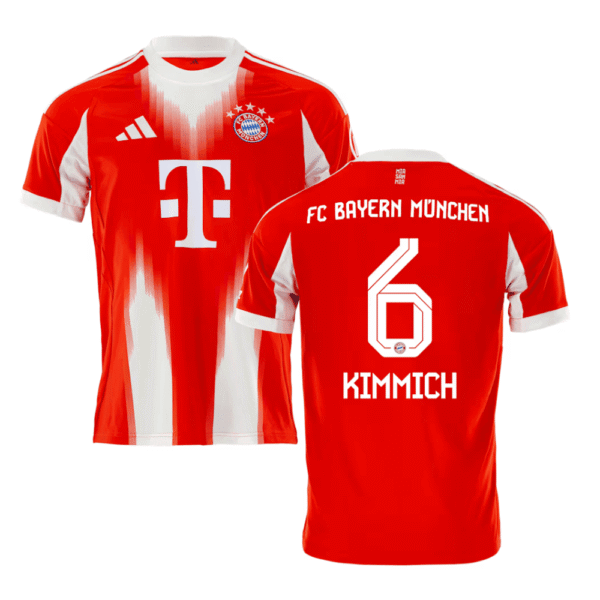 FC Bayern München Joshua Kimmich 6 Home Trikot 2025-2026