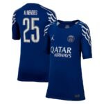 Paris Saint-Germain Nuno Mendes 25 Fourth Trikot 2024-2025