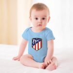 Atletico Madrid Baby Bodysuit Strampler Schlafanzug Mit Kurzen Ärmeln