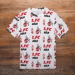 FC Köln 3D Vollständig Druck Kurzarm T-Shirts Beiläufige Tee Tops