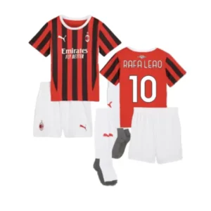 AC Mailand Rafael Leao 10 Heimtrikot Kinder 2024-2025