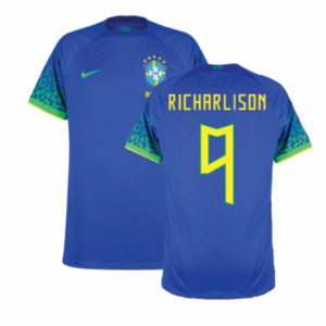 Brasilien Richarlison 9 Away Trikot WM 2022