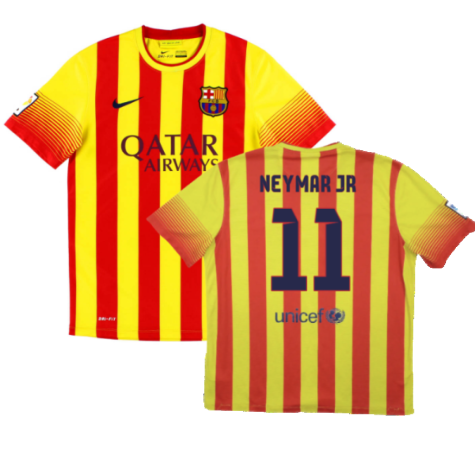 FC Barcelona Neymar JR 11 Away Retro Trikot 2013-2014 FC Barcelona Neymar JR 11 Away Retro Trikot 2013-2014