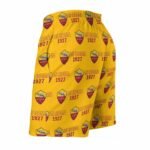 AS Rom Herren Badehose Schnelltrocknende Strandshorts Mit Tasche Kordelzug Shorts