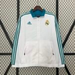 Real Madrid Beidseitig Verwendbar Anthem Jacke 2024-2025 - Blau Weiß