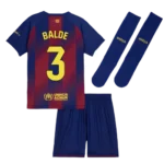FC Barcelona Alejandro Balde 3 Heimtrikot Kinder 2025-2026