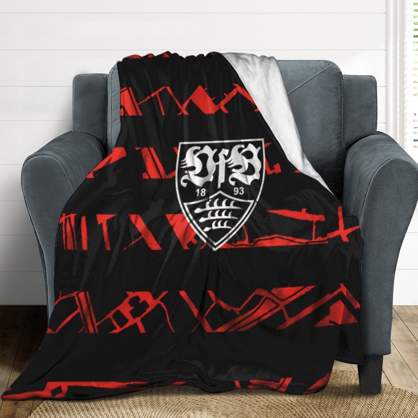 VfB Stuttgart Decken, Superweiche Decken, Verschiedene Größen Von Decken VfB Stuttgart Decken, Superweiche Decken, Verschiedene Größen Von Decken