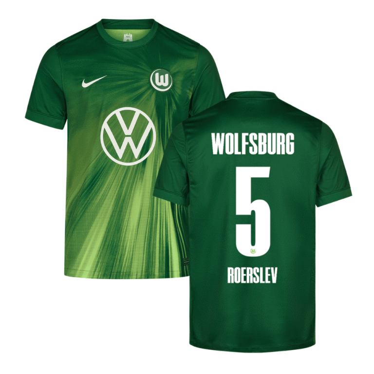 VFL Wolfsburg Mads Roerslev 5 Home Trikot 2025-2026