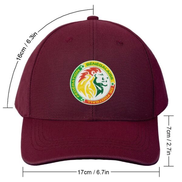 Senegal Baseball Cap Verstellbar Reine Farbe Baseballkappe Mütze