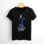 Tottenham Hotspur Damen Kurzarm Rundhals T-Shirt Casual Sommer Tops