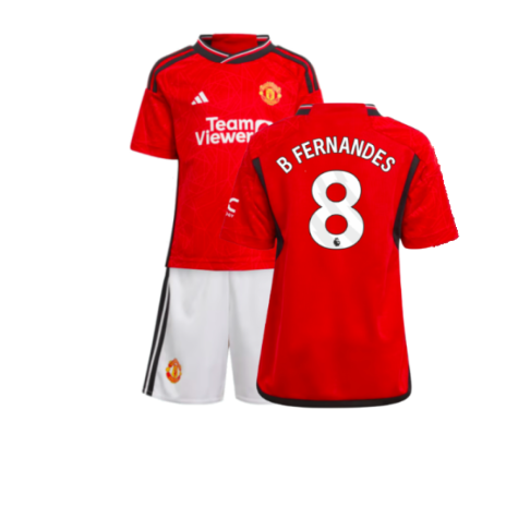 Manchester United Bruno Fernandes 8 Heimtrikot Kinder 2023-2024